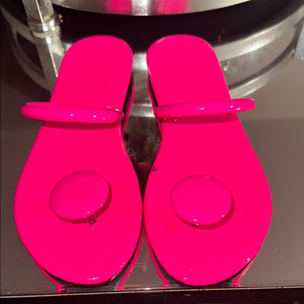 Vibrant Pink Women's Slide Sandals